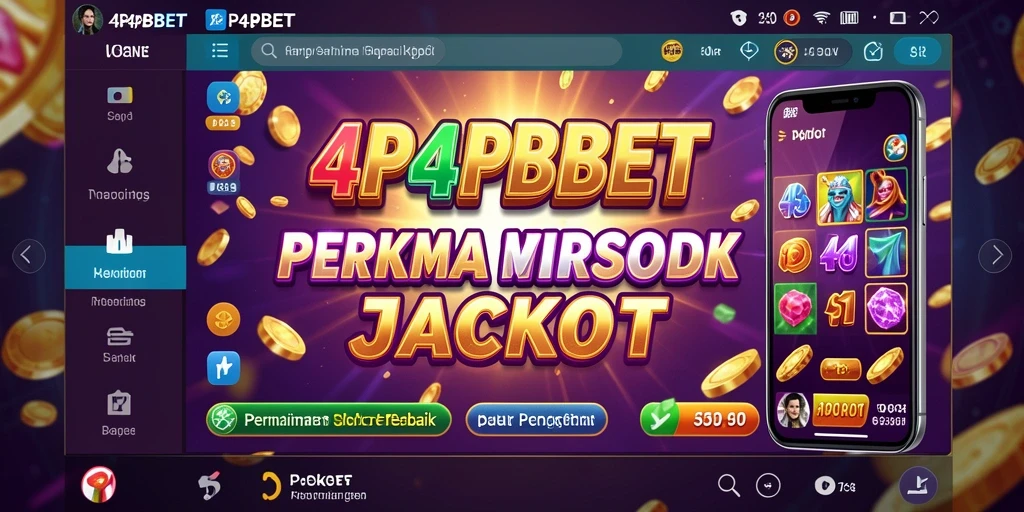 Tampilan permainan Slot menarik di 4P4PBET dengan efek visual yang memukau.
