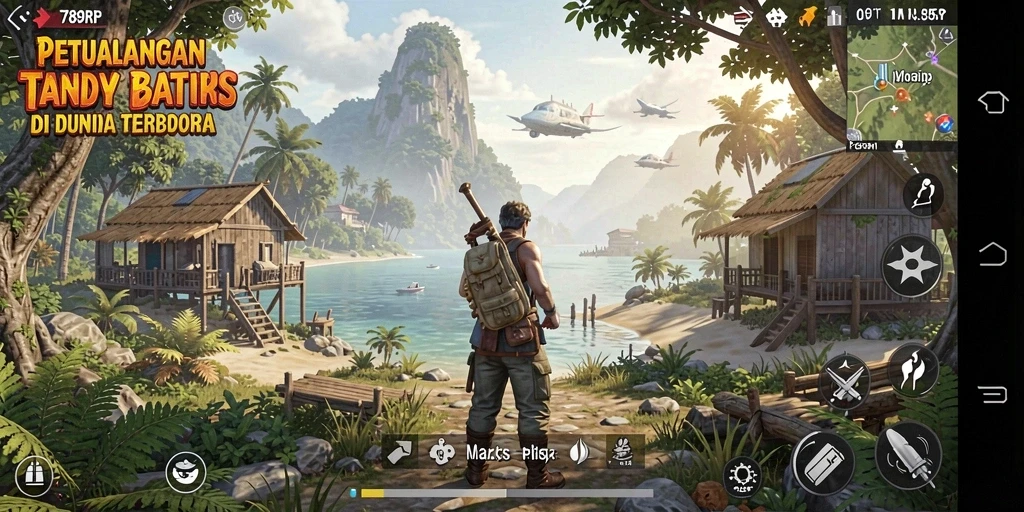 Tampilan gameplay 789RP yang menakjubkan dalam dunia terbuka.