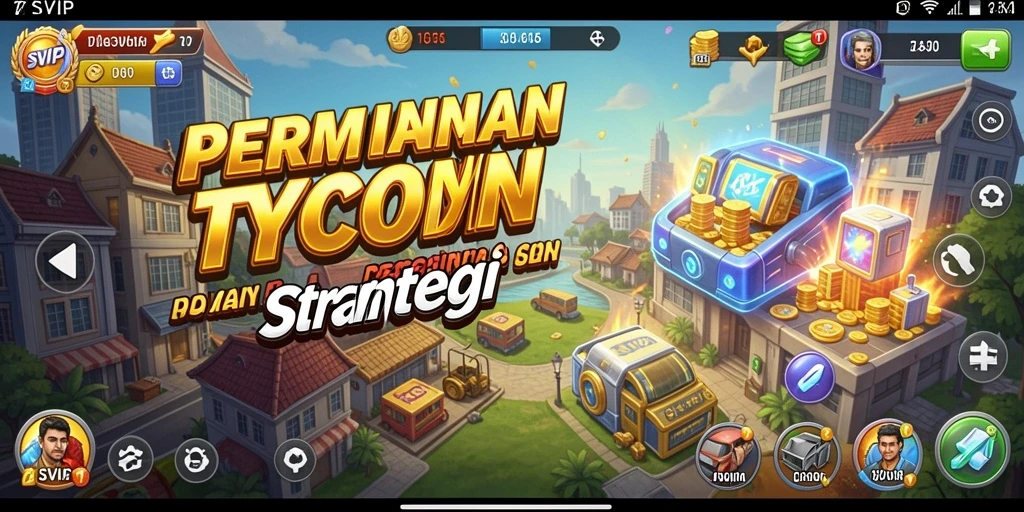 Screenshot gameplay 7SVIP yang menunjukkan momen membangun bisnis Tycoon.