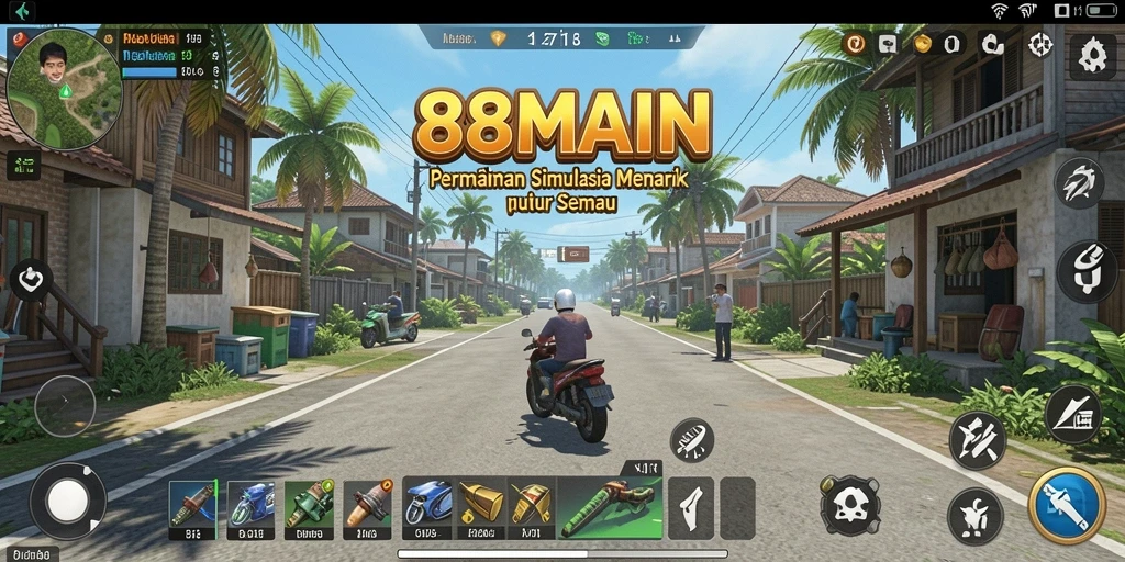 Tampilan gameplay menarik dari game simulasi 88MAIN.