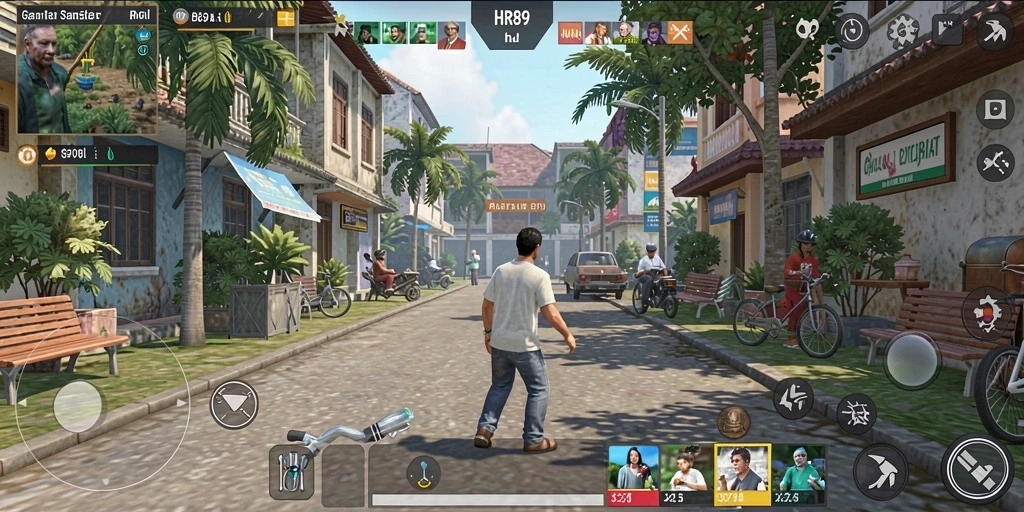 Tampilan menarik dari gameplay HR89 yang mengasyikkan.