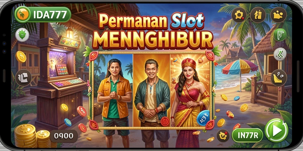 Tampilan antarmuka IDA777 dengan gameplay Slot yang menarik.