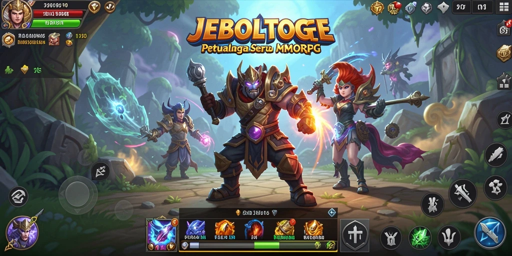 Tampilan gameplay seru dan interaktif dalam JEBOLTOGEL.