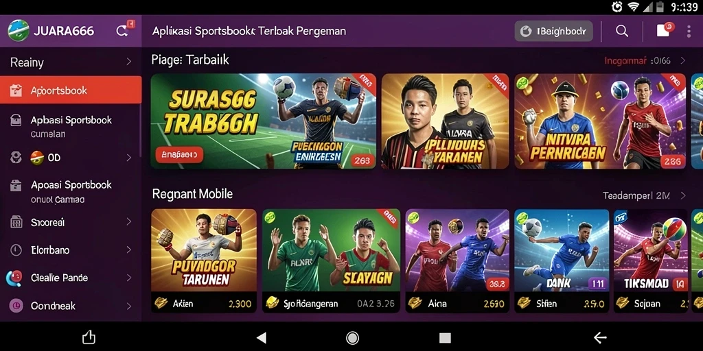 Tampilan menarik dari gameplay Sportsbook JUARA666.