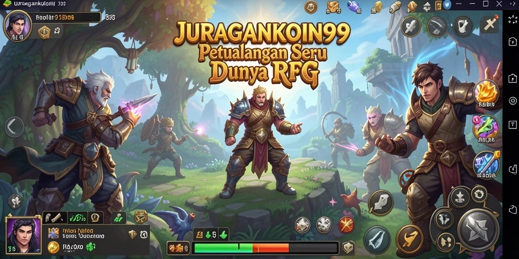 Tampilan awal gameplay RPG yang menakjubkan di JURAGANKOIN99.