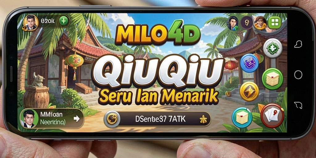 Tampilan menarik dari gameplay QiuQiu di MILO4D.