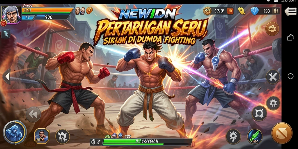 Gameplay seru dalam NEWIDN dengan aksi Fighting luar biasa.