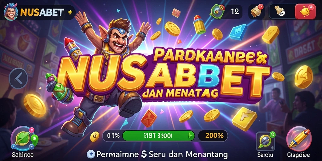 Tampilan gameplay NUSABET yang seru dan penuh tantangan.