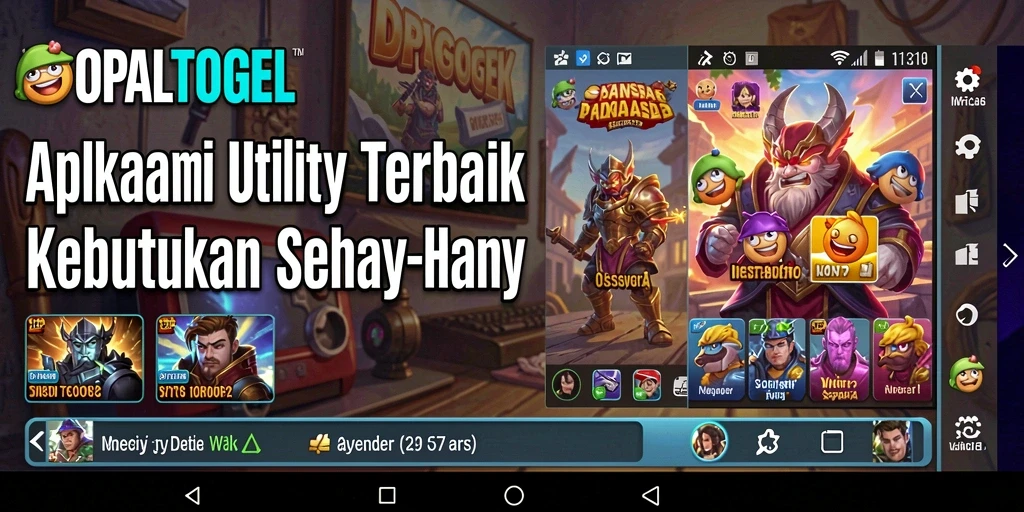 Tampilan intuitif dan mudah digunakan di OPALTOGEL.