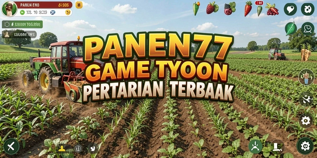 Tampilan gameplay menarik dari PANEN77 yang penuh warna.