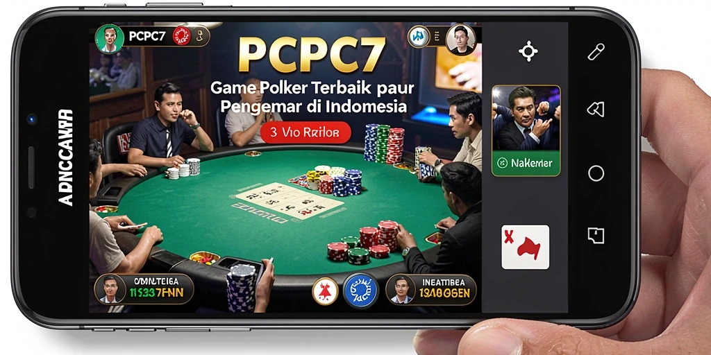 Tampilan gameplay poker seru di <strong>PCPC7</strong> dengan berbagai fitur menarik.