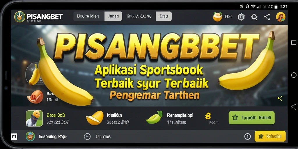Tampilan utama PISANGBET dengan fitur taruhan olahraga yang menarik.