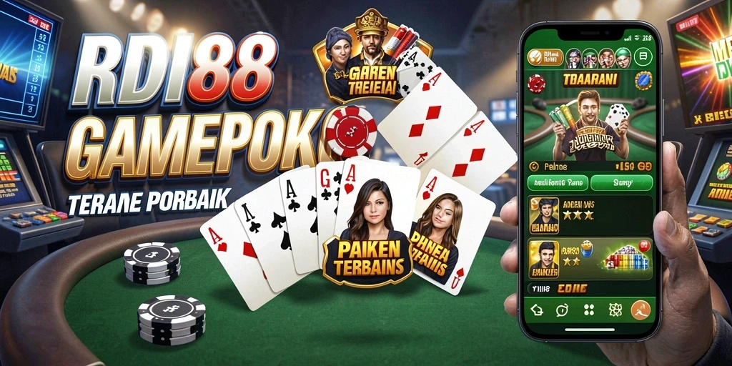 Tampilan menarik dari gameplay Poker di RDI88.