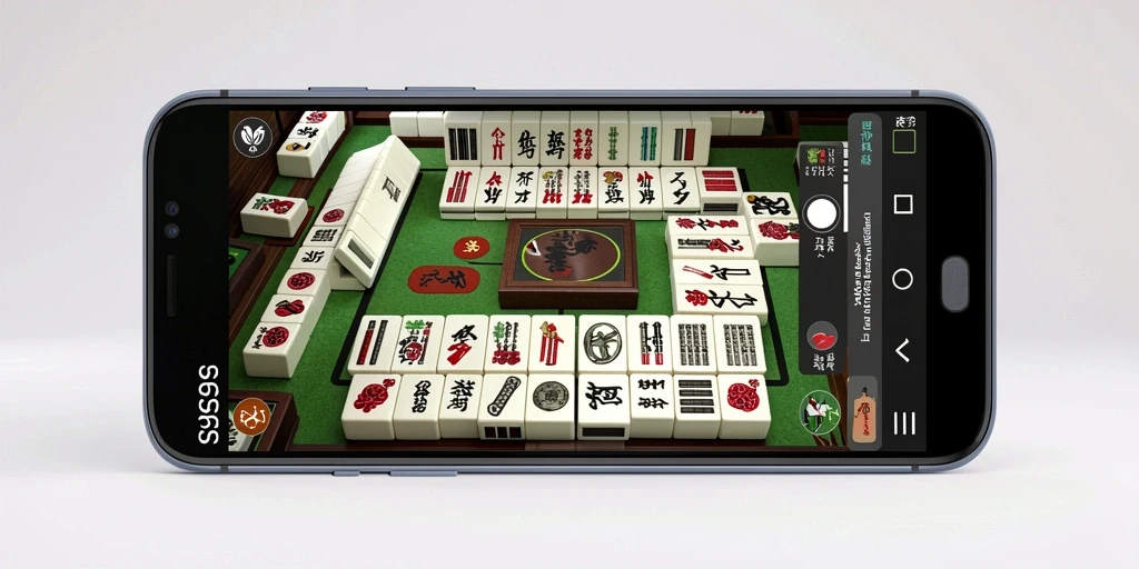 Screenshot S9S9 menampilkan gameplay Mahjong yang menyenangkan.