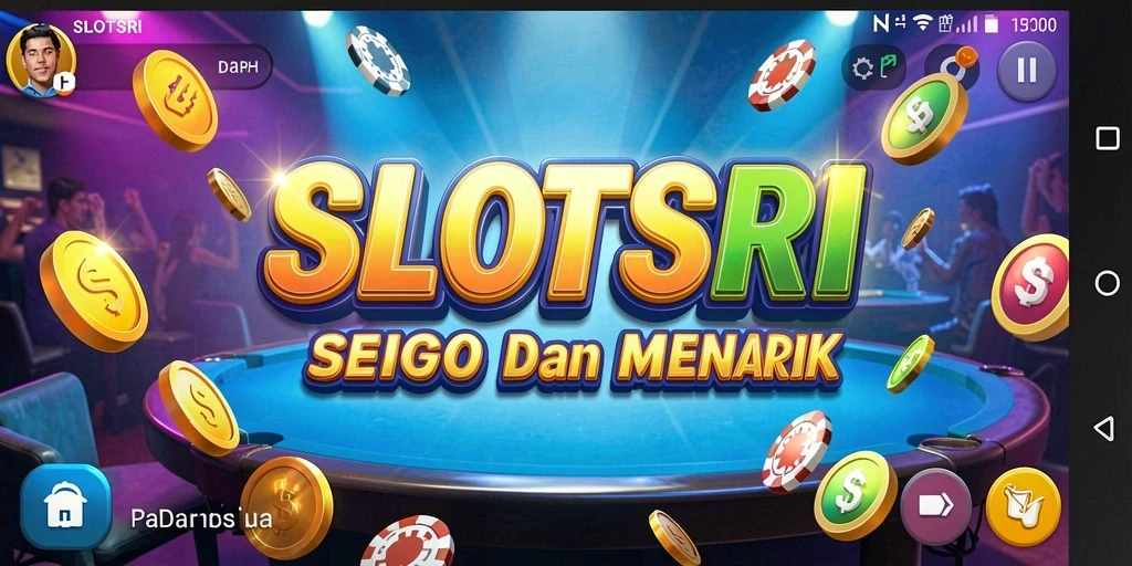 Tampilan gameplay seru SLOTSRI yang memukau dan interaktif.