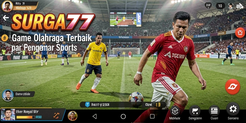 Tampilan gameplay yang intens dan seru dalam SURGA77.