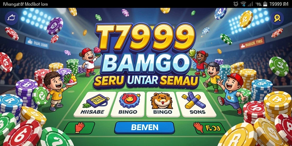 Tampilan gameplay seru dalam permainan Bingo T9999.