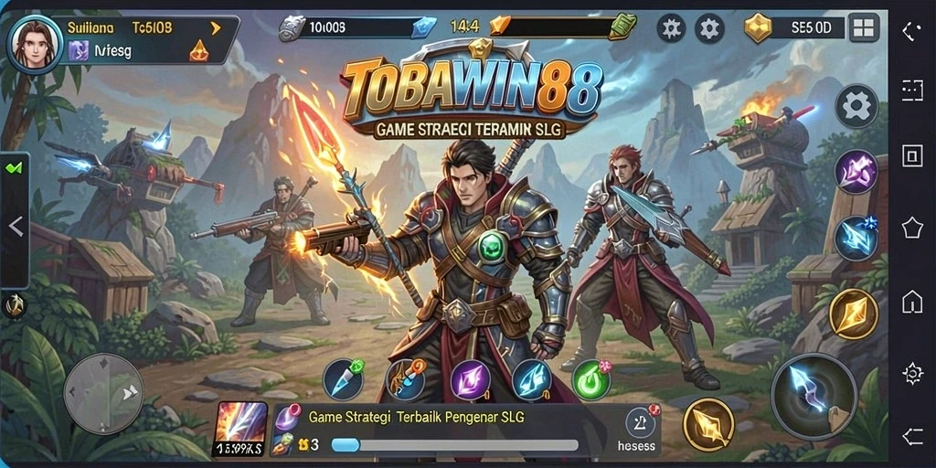 Tampilan gameplay TOBAWIN88 yang memukau dan strategis.