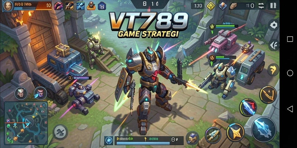 Screenshot utama menampilkan aksi mendebarkan dalam game SLG VT789.