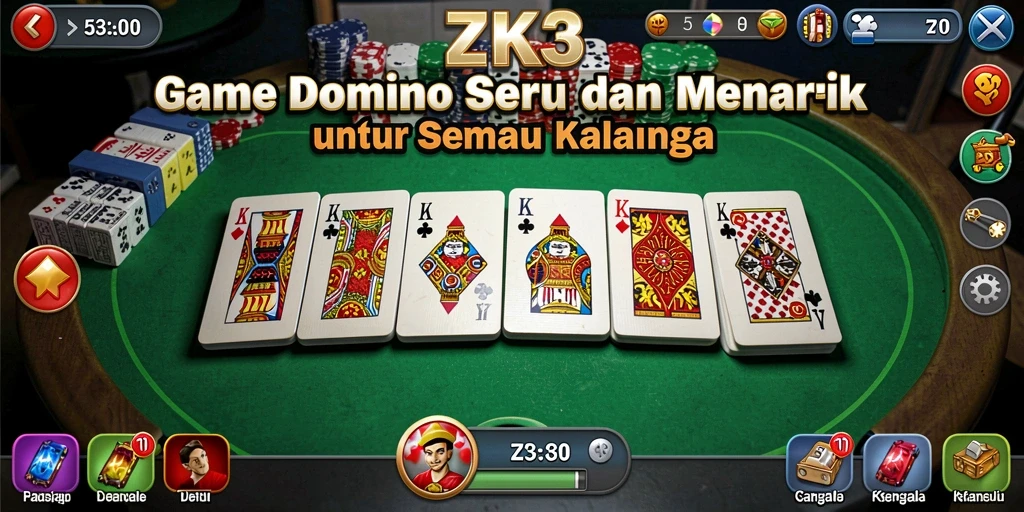 Tampilan gameplay seru dalam ZK3 yang menantang pemain.